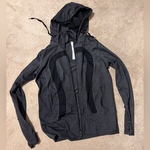 Lululemon Athletica Charcoal Zip-Up Hoodie